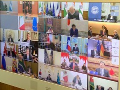 “Их 20”-ийн орнуудын яаралтай видео хуралдлаа