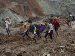 Мьянмар: Хөрсний гулгалтыг үеэр 160 гаруй хүн амиа алдаад байна