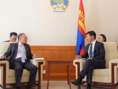БНАСАУ-аас Монгол Улсад суугаа Элчин сайд О Сын Хог хүлээн авч уулзав 