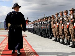 Ерөнхийлөгч Х.Баттулга Зэвсэгт хүчний 186 дугаар ангид ажиллалаа