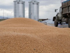Увс, Хэнтий аймагт буудай хадгалах зориулалтын агуулах барина 