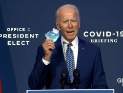 Жозеф Байден Америкчуудыг амны хаалт зүүхийг уриалжээ