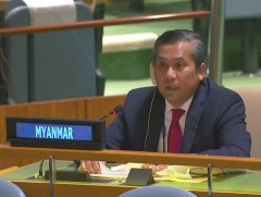 Мьянмарын НҮБ дахь суурин төлөөлөгч улс орны нь төлөө чармайлт гаргахыг уриалав 