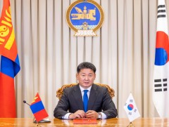 Монгол Улсын Ерөнхийлөгч У.Хүрэлсүх БНСУ-ын Ерөнхийлөгч Мүн Жэ Ин-тэй дээд түвшний цахим уулзалт х..