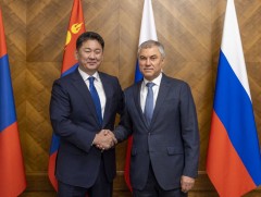 Ерөнхийлөгч У.Хүрэлсүх ОХУ-ын Холбооны Хурлын Төрийн Думын дарга В.В.Володинтай уулзав