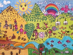 Хүүхдийн гар зургийн уралдааны шилдэг бүтээлүүд тодорлоо