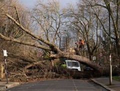 Их Британийг “Юнис” хар салхи дайрна