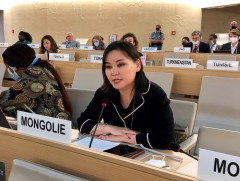 НҮБ-ын Хүний эрхийн тусгай илтгэгчтэй хийсэн хэлэлцүүлэгт оролцож үг хэлэв