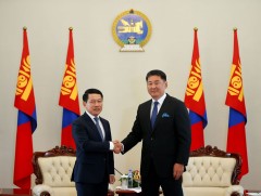 Ерөнхийлөгч У.Хүрэлсүх БНАЛАУ-ын Ерөнхий сайдын орлогч, Гадаад хэргийн сайдыг хүлээн авч уулзав