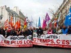 Францчууд тэтгэврийн шинэчлэлийг эсэргүүцэн дахин жагсжээ 