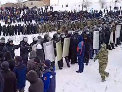 ОХУ-ын Башкортостан мужид эсэргүүцлийн жагсаал болжээ