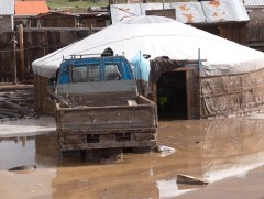 Завхан аймгийн Улиастай суманд уруйн үер буусны улмаас 131 га талбай, 158 өрхийн 449 иргэн үерт өр..