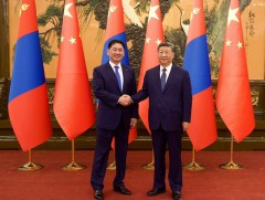 Монгол Улсын Ерөнхийлөгч У.Хүрэлсүх Бүгд Найрамдах Хятад Ард Улсын дарга Ши Жиньпинтэй уулзлаа