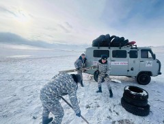 Мөсөн дээгүүр явж авто тээвэр хийхгүй байхыг онцгойлон анхааруулж байна