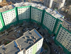 Бичил хорооллын таван байрны фасад дулаалгын ажил дууслаа