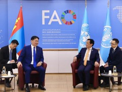 Ерөнхийлөгч У.Хүрэлсүхэд НҮБ-ын Хүнс, хөдөө аж ахуйн байгууллагын Ерөнхий захирал бараалхлаа