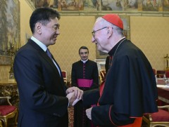 Монгол Улсын Ерөнхийлөгчид Гэгээн Ширээт Улсын Төрийн хэрэг эрхлэх газрын дарга бараалхлаа