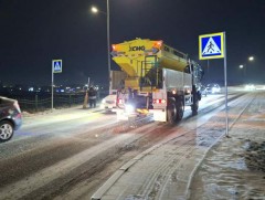 Халтиргаа гулгаа үүсэхээс сэргийлж, 9.5 тонн давс, 32.5 тонн бодис цацжээ