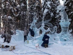 Дэлхийн мөсөн сийлбэрийн аварга шалгаруулах тэмцээнд Монгол Улсын баг дэд байр эзэлжээ