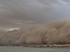Баянхонгор, Өвөрхангай аймгийн зарим суманд шороон шуурга шуурч байна