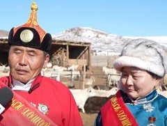 Өвөрхангай аймгийн Богд сумын малчин А.Лундаажанцан Улсын хошой аварга малчин боллоо 