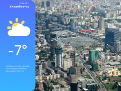 ЦАГ АГААР: Өнөөдөр говь, тал, хээрийн нутгаар салхи шуургатай байна