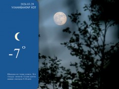 ЦАГ АГААР: Улаанбаатарт шөнөдөө 7 хэм хүйтэн 