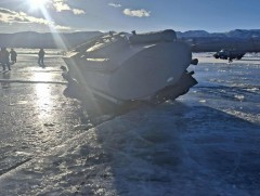 Хориглосон зам, маршрутаар мөсөн дээгүүр хөдөлгөөн үйлдэхгүй байхыг анхааруулж байна