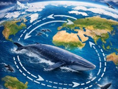 Хөх халим тив дамнан нүүдэллэдэг...