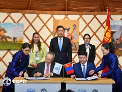 COP17: Монгол Улс байгаль хамгаалал, нөхөн сэргээлтэд чиглэсэн хоёр шинэ санхүүжилтийн түншлэл эхл..